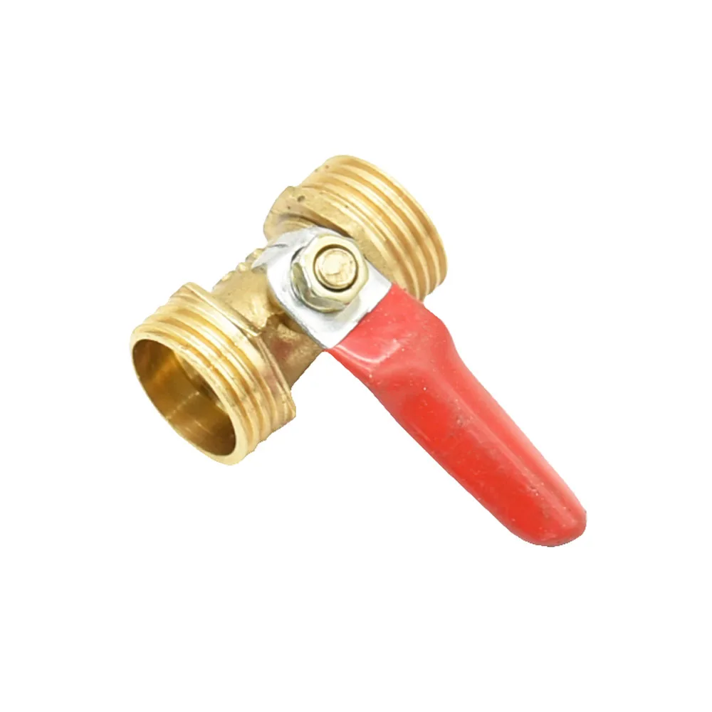 Brass 1/4 3/8 1/2 Inch Male Thread Valve Water Garden Tap Connector Drip Irrigation Fittings Pipe Repair Coupler 1pcs