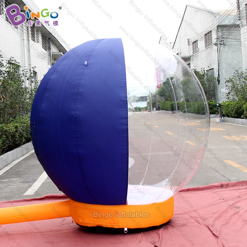 Hand-Made 2 meters high inflatable bubble ball for decoration / Exquisite inflatable christmas snow ball toys