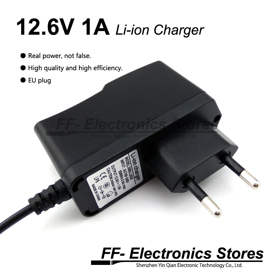 Liitokala 12.6V 1A  3A 5A Lithium Battery Pack  Charger 3S Battery 12V Charger DC head is 5.5 * 2.1mm