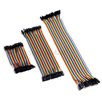 Dupont Line 10cm/20CM/30CM 2.54mm Spacing  Male to Male + Male to Female + Female to Female Jumper Wire Dupont Cable For Arduino