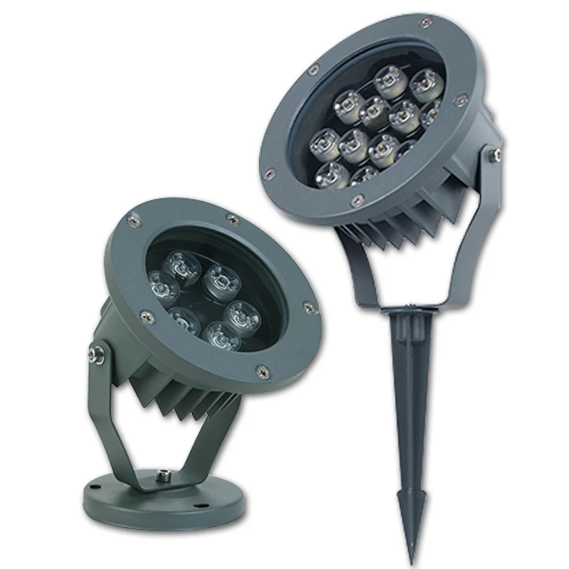 

IP67 Waterproof 6W 7W 9W 12W 15W 18W LED Flood Light Outdoor LED Lawn Lamp Garden Lighting Insert The Ground DC12V Spotlight