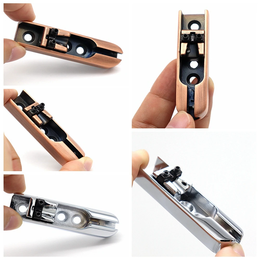 1set 5 String Guitar Single Individual Bridge Saddles Tailpiece 3 Hole with Screw for Bass Guitar Accessories