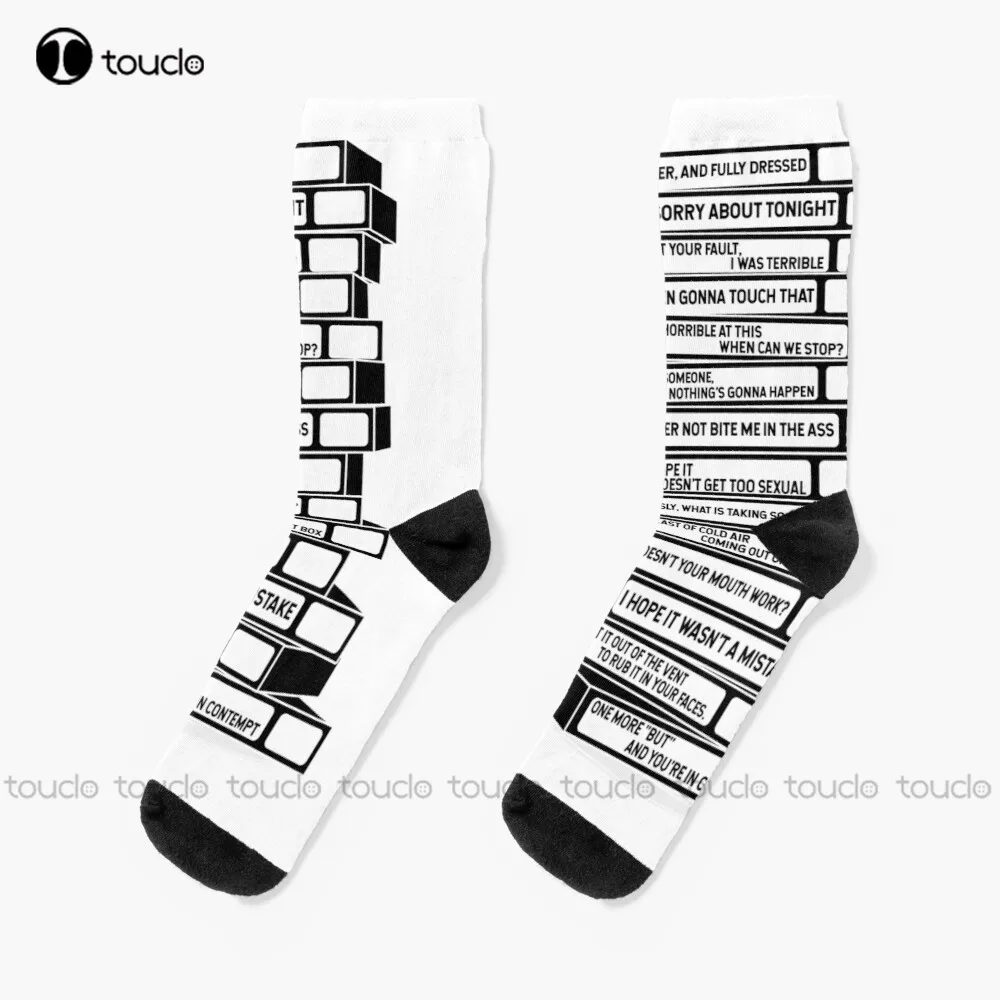 B'99 Sex Tapes Brooklyn 99, Brooklyn Nine Nine Socks Soccer Socks Personalized Custom Unisex Adult Teen Youth Socks Funny Sock