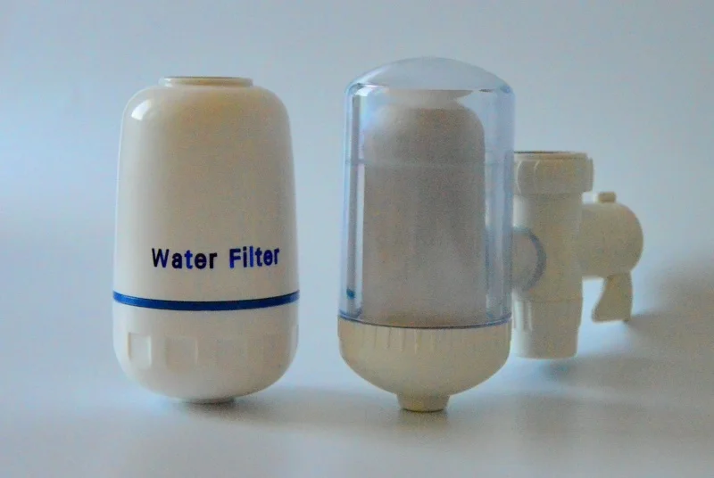 Vela de filtro combinado de cerámica y carbón de coco, micro lavable, para filtro de grifo/purificador de agua de grifo, QY-TF001p, 0,1