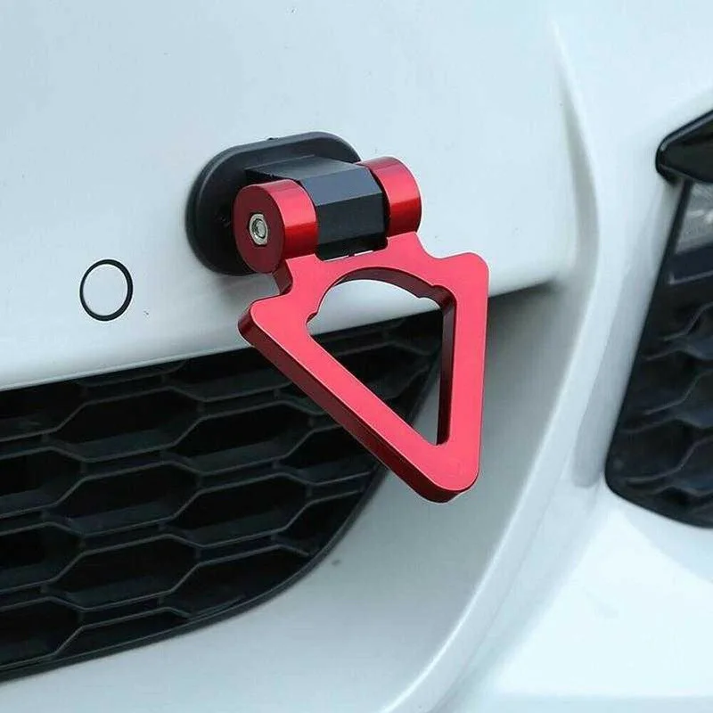 

Universal Auto Car SUV Triangle Track Racing Style Tow Hook Look Decoration Car Bumper Sticker Car Styling Accessories