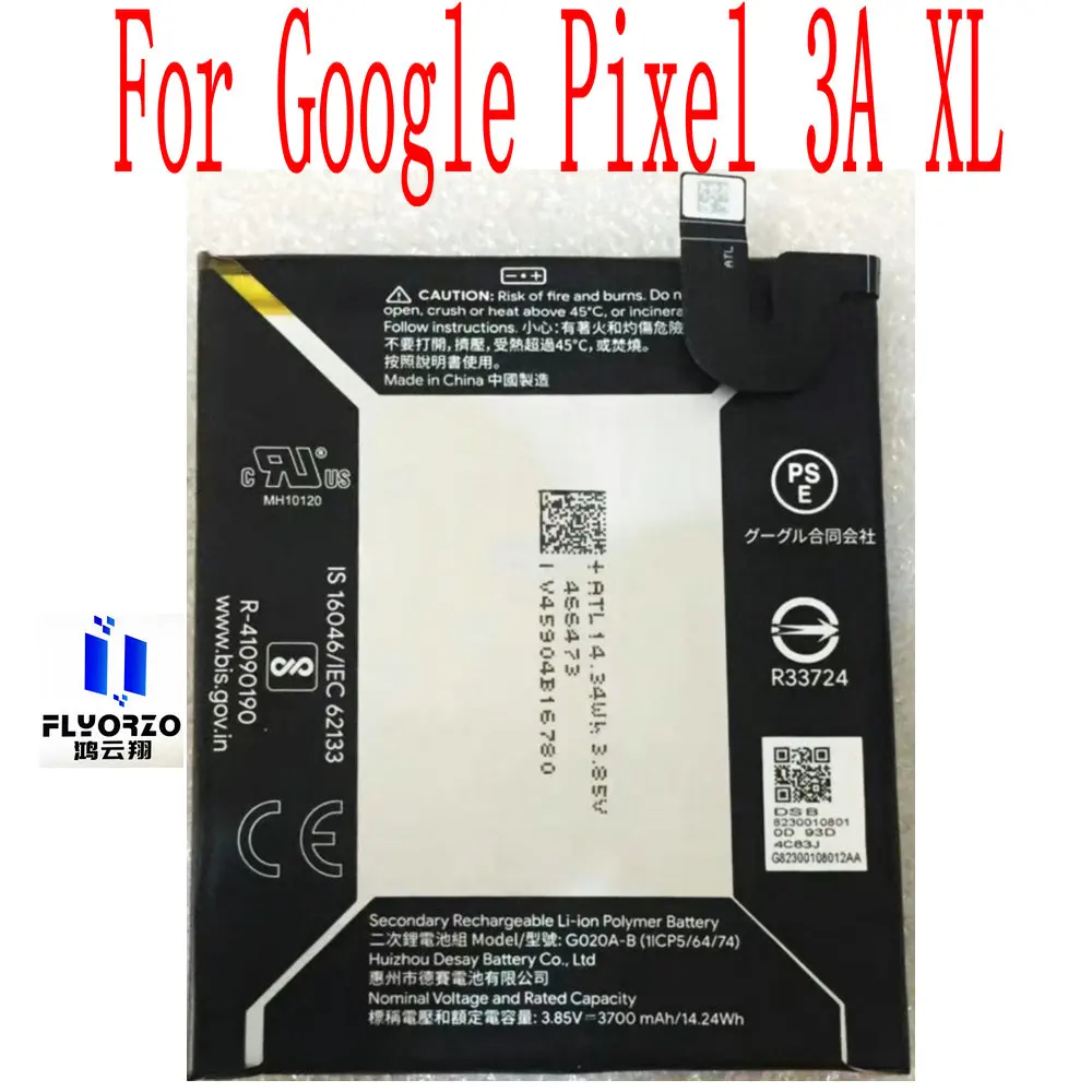 New High Quality G020A-B Battery For Google Pixel 3A XL Mobile Phone