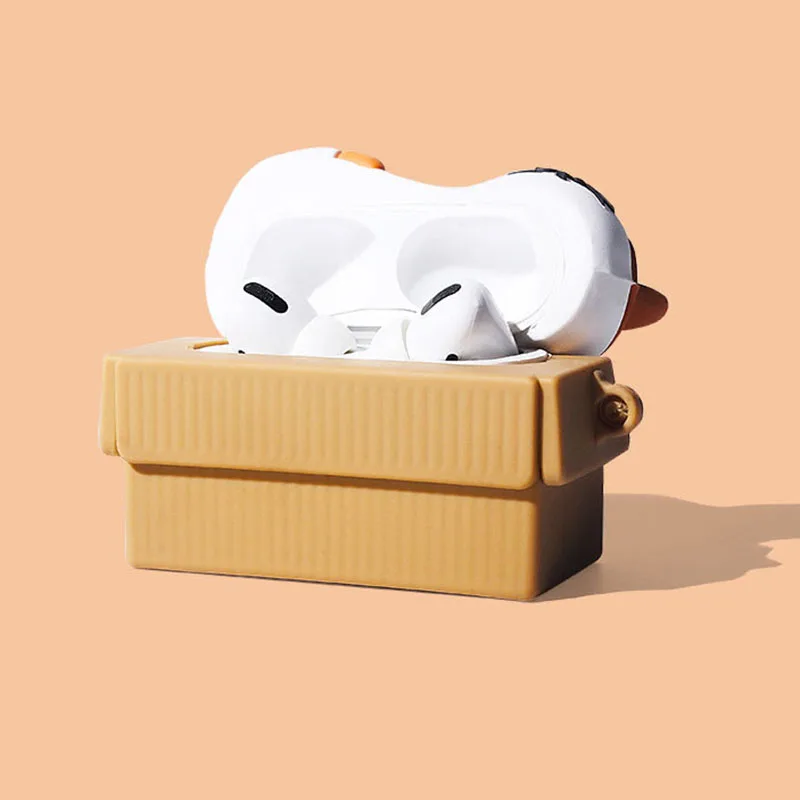 For apple airpods pro Case 3D Cartoon Pig Cows Soft Silicone Earphone Cases For Airpods Wireless Headphone Cover Bags Cute shell