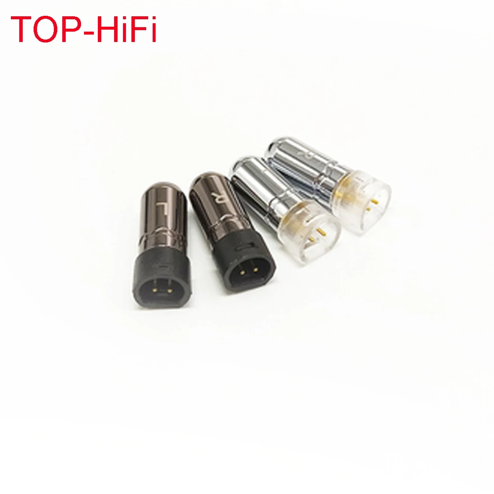Top-Hifi Voor IE8 IE80 IE8I Oortelefoon Pins Vergulde Headset Upgrade Plug Diy Audio Jack Metalen Adapter Solderen hoofdtelefoon Draad