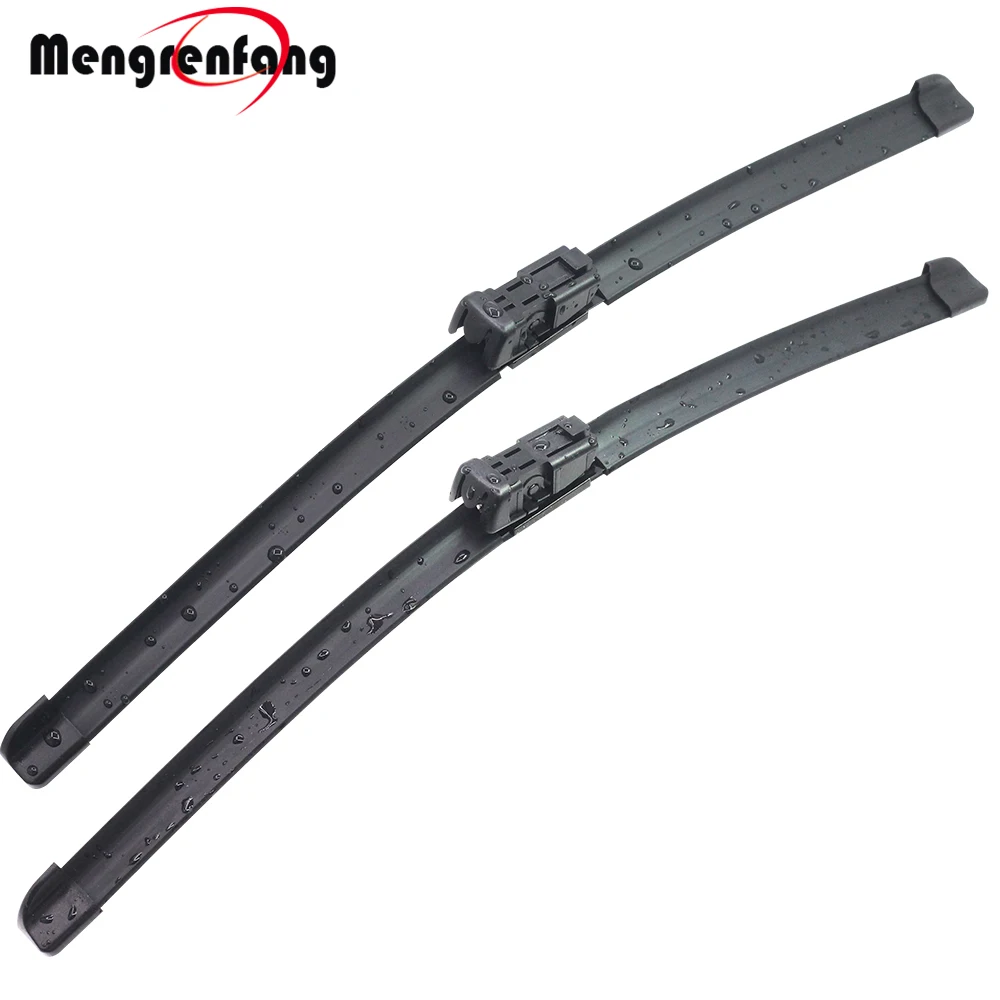 For Chevrolet Volt Car Front Windscreen Wiper Soft Rubber Wiper Blades Push Button Arms 2011 2012 2013 2014 2015 2016 2017