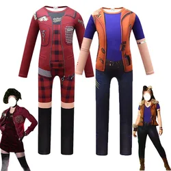 2020 Halloween Costumes for Kids Zombies 2 Addison Cosplay Girls Eliza Outfits Bodysuit Jumpsuits Children Carnival Clothing