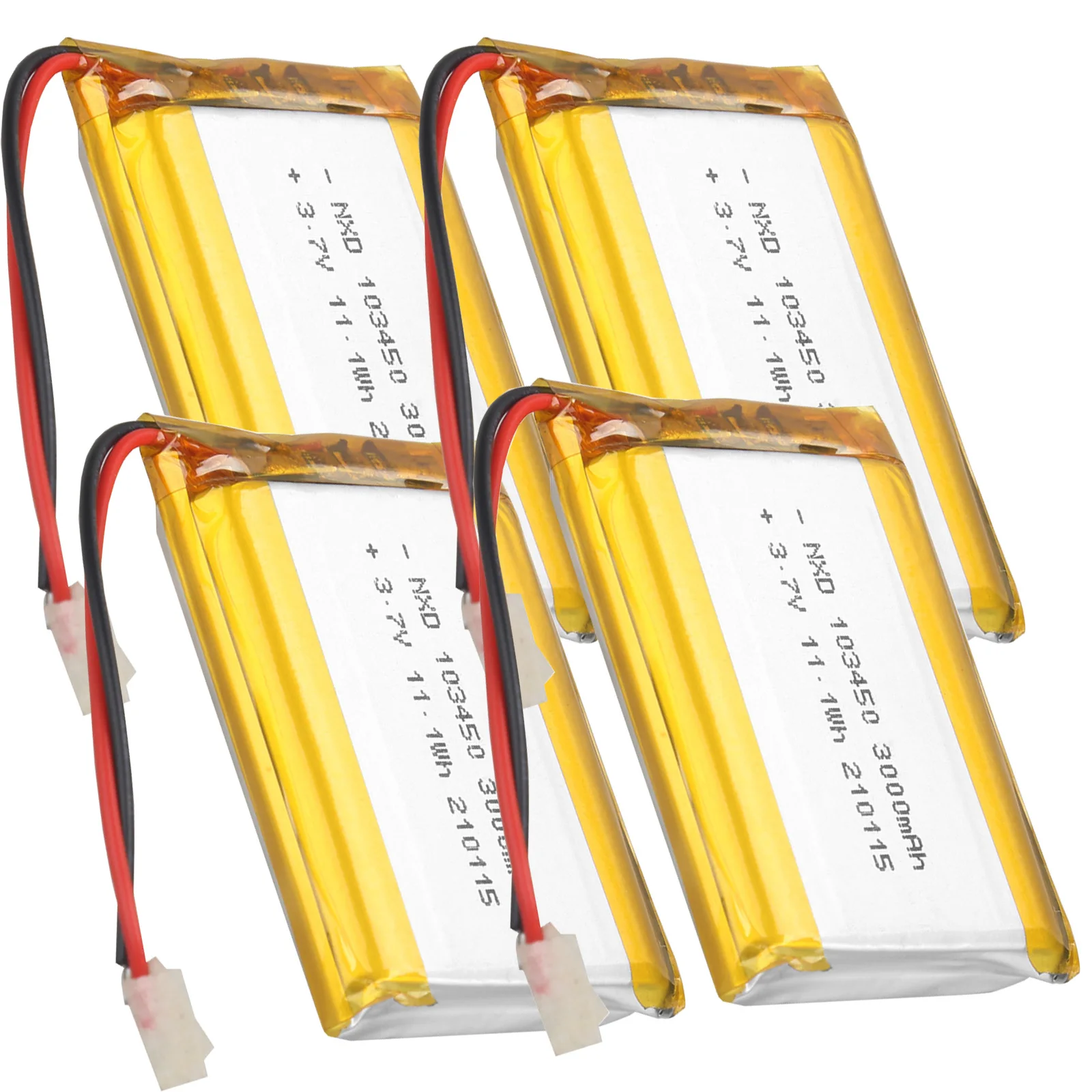 103450 3.7V 3000mAh polymer lithium rechargeable battery for GPS navigator MP5 GPS bluetooth speaker headset e-book camera