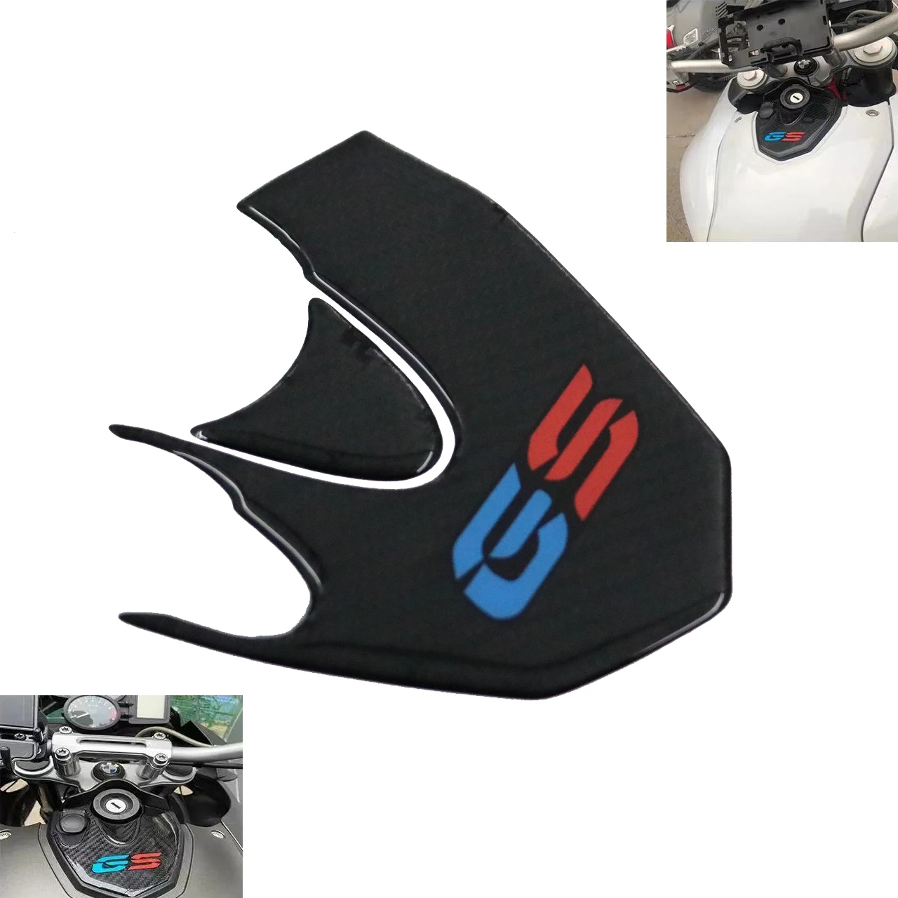 F 800 GS For BMW F800GS F700GS 2013 2014 2015 3D Carbon-look Motorcycle Gas Fuel Tank Pad Key Decal Protector Sticker