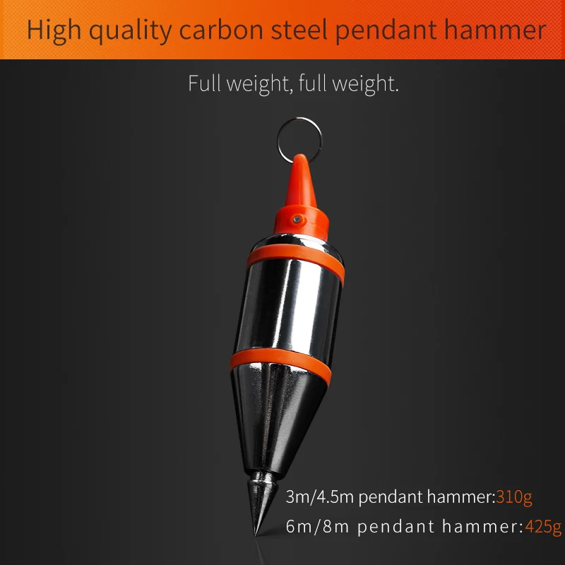 Imagem -04 - Magnetic Plumb Bob Setter Leveling Test Verticalit Measuring Tool Retrátil Line Reel Pendurado Wire Hammer Ferramentas Manuais Meter