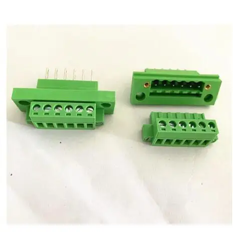 10pairs  Wall terminal 2EDGWB-5.08-2P - 10P, Screw PCB Terminal Block Connector   2P3P4P5P6P7P8P10P