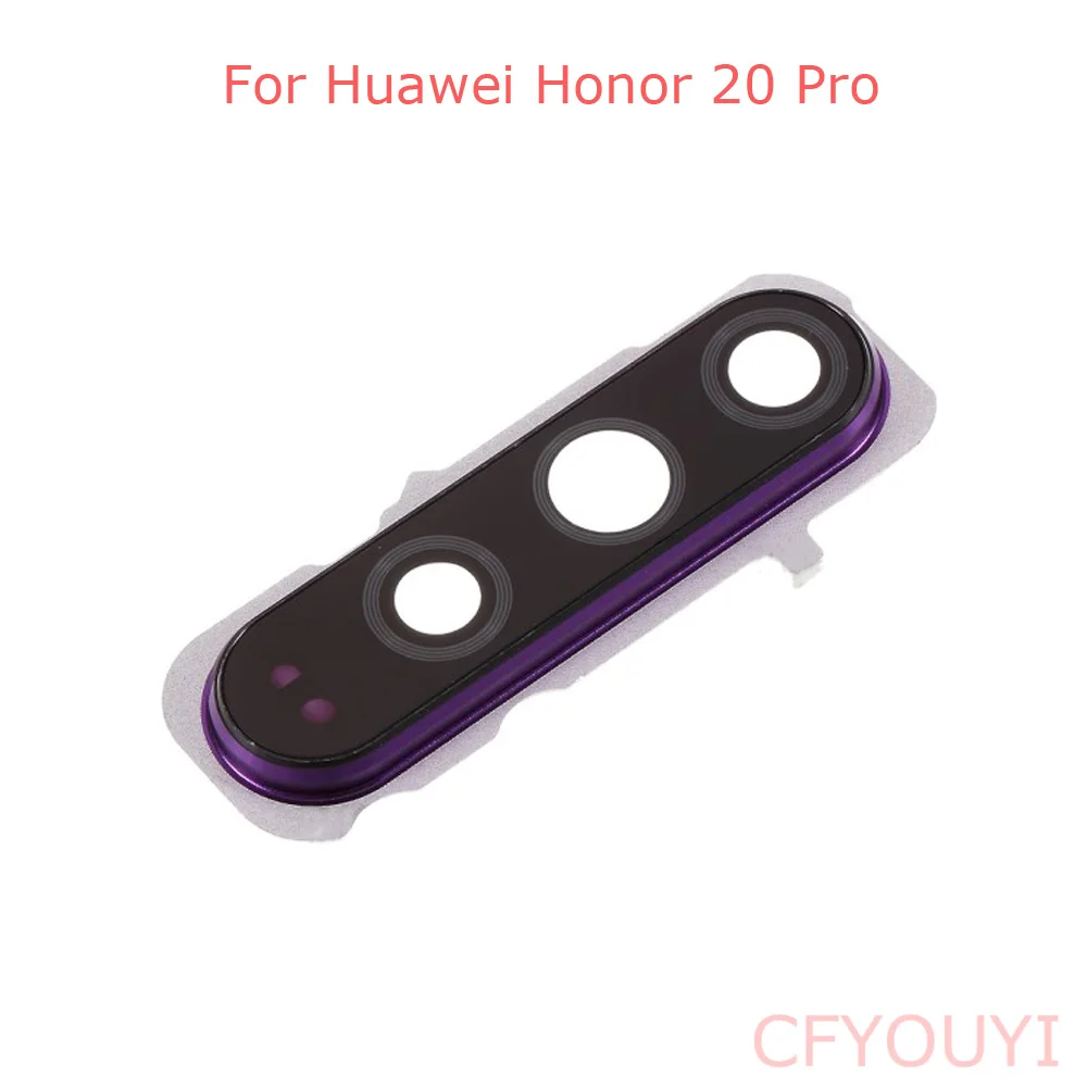 Dla Huawei Honor 20 Pro tylna osłona obiektywu aparatu z soczewką szklaną wymień część