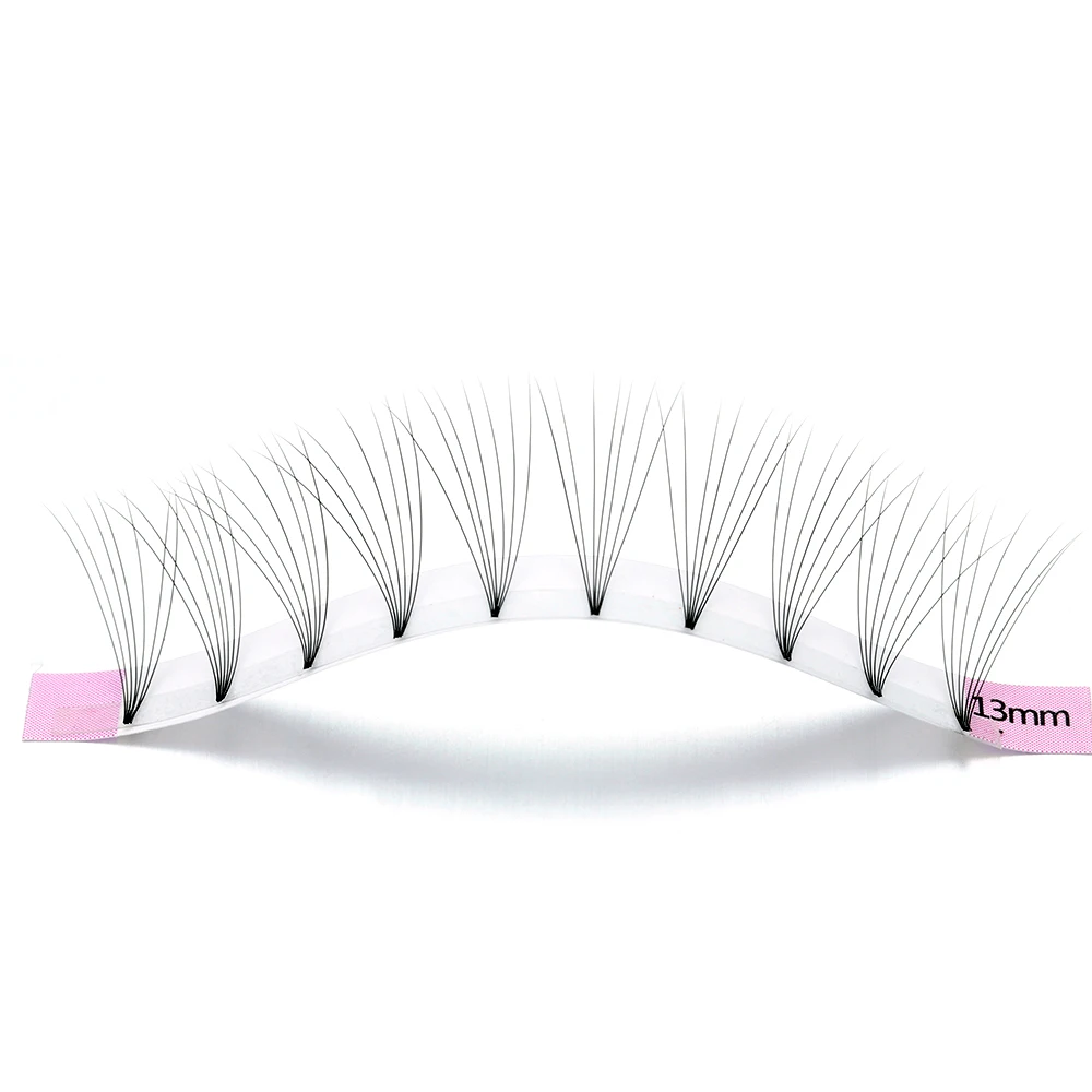 SKONHED 16แถว3D ~ 10D รัสเซีย Premade ปริมาณแฟน Eyelashes Extension ความร้อน Bonded Faux Mink Lash ธรรมชาติยาว C curl 0.07 Thic