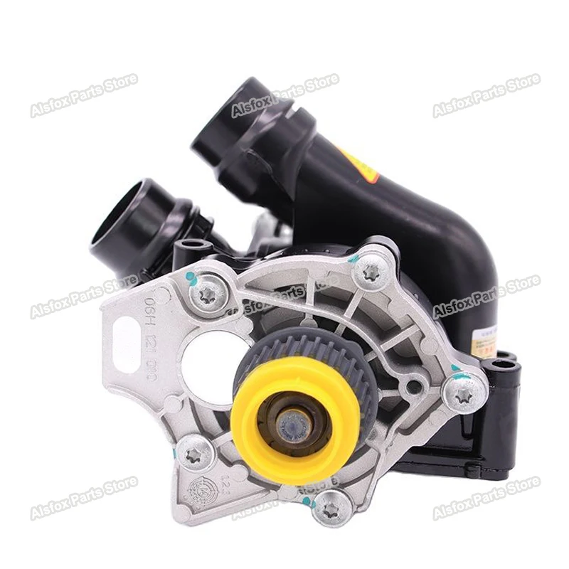 

06H121026DD Aluminum Auto Shut Off Thermostat Water Pump for Audi A3 A4 Q5 Engine Cooling