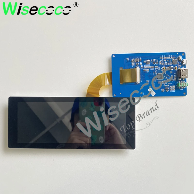 7 inch IPS 1280x480  touch LCD screen with  micro USB driver board for automotive display raspberry pi display