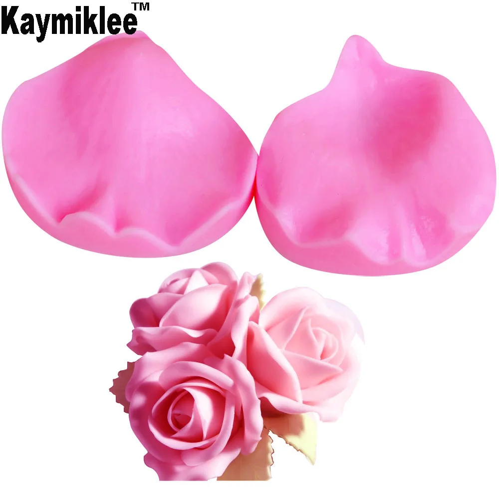 Rose Petal Flower Veiner Silicone Mold Cake Decoration Fondant Gumpaste Candy Sugar Clay Art 3D Cake Decorating Tools M239