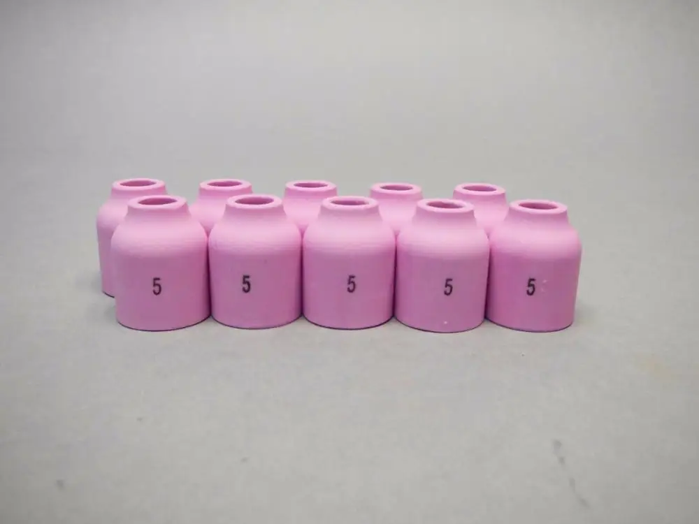 10pk Keramik Gas Objektiv Tasse 53N58 #4 1/4 "Wig-schweißbrenner WP 9/20