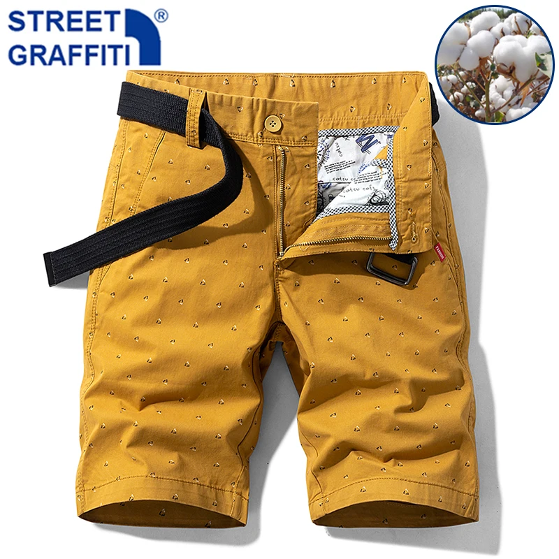 2021 Men Summer New Tactical Cotton Cargo Shorts Men Casual Breeches Bermuda Shorts Men Fashion Pants Camouflage Beach Shorts