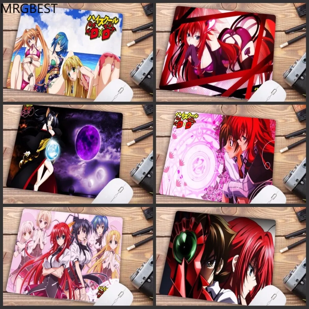 MRGBEST Big Promotion Simple Design High School Dxd  Speed Mousepad Hot Gaming Mouse Pad Anti-slip Computer Desk Mat 22X18CM