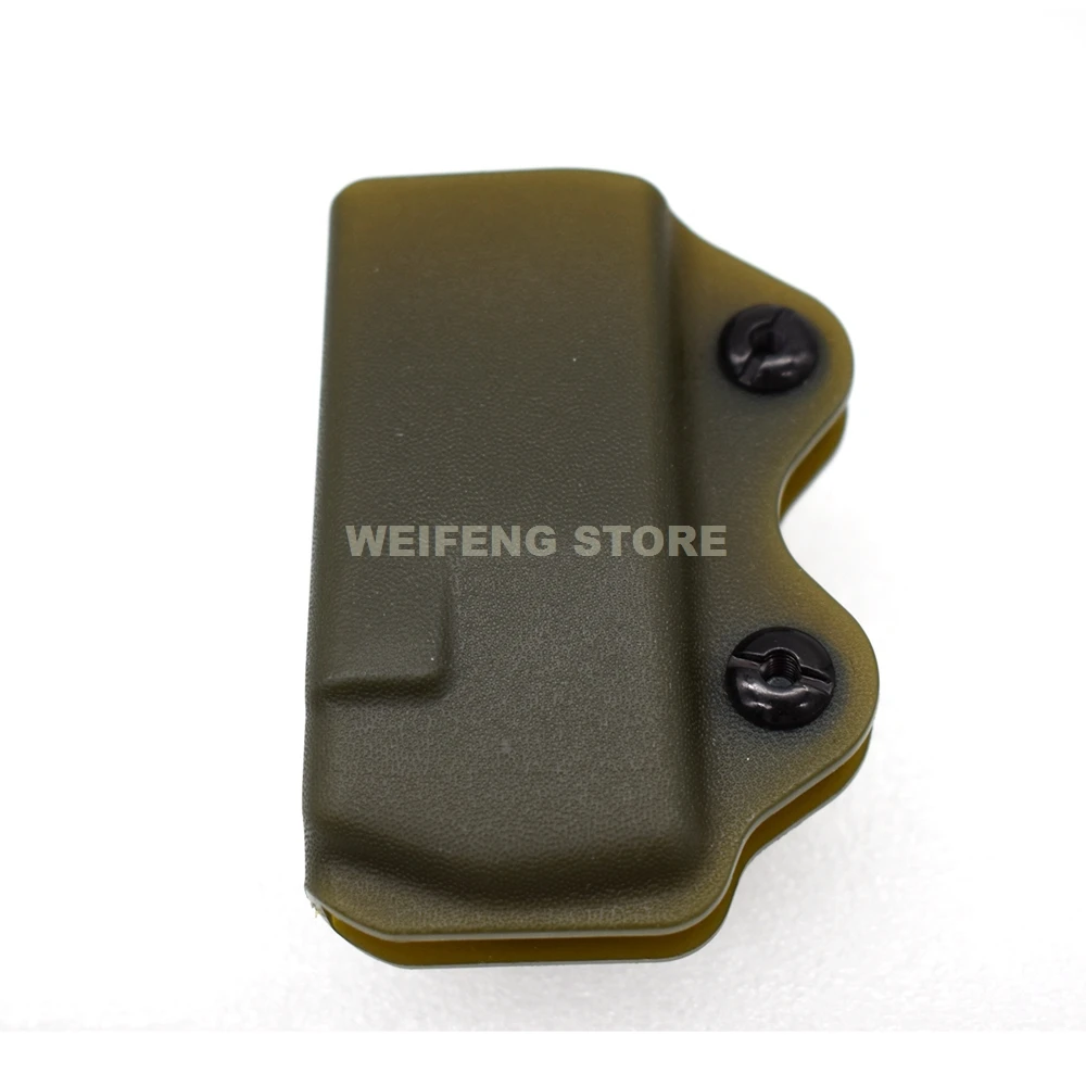 Jagd Holster Kydex IWB Mag Pouch Magazin Träger Holster Schwarz GL 17 22 23 Taktische Schnelle Quick Release Magazin Fall – Detail 5