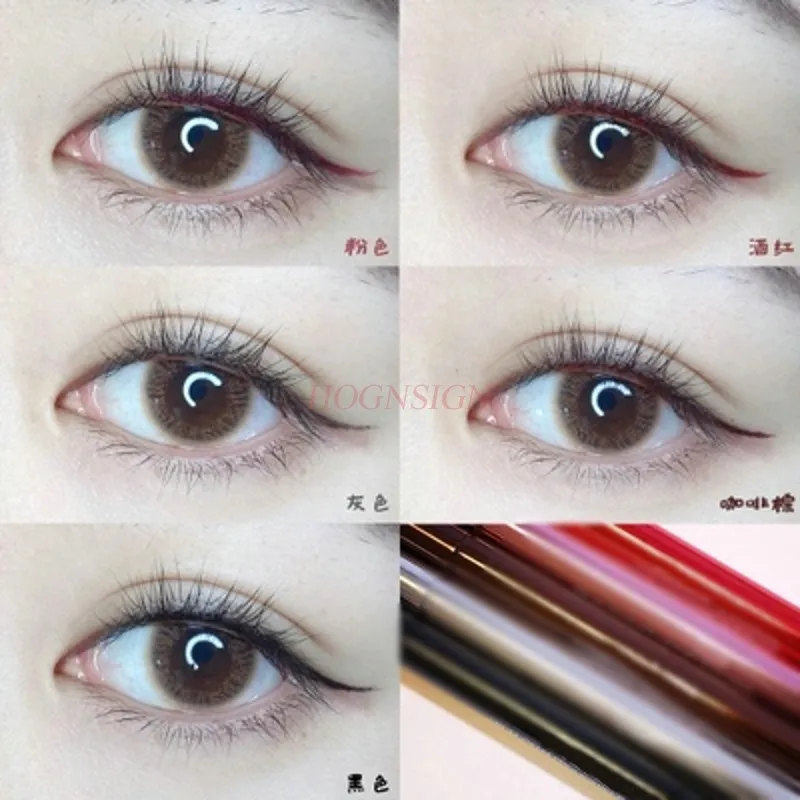 محدد عيون مقاوم للماء ولا يزهر، لون رائع، رسم جيد، يدوم طويلاً، بدون تخفيضات