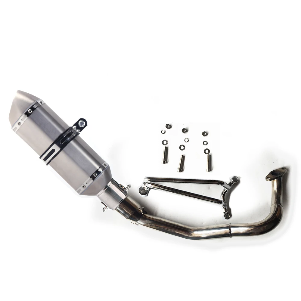 Slip On For SUZUKI ADDRESS V125S V125 GALLERY Exhaust Motorcycle Performance V125 Steel Tube Muffler Escape