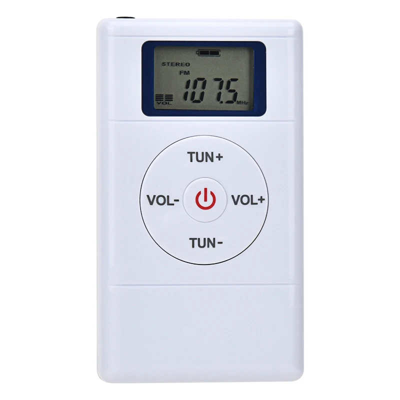 Мини FM-радио портативный 60-108 МГц DSP радиоприемник с стерео наушниками гарнитура перезаряжаемый аккумулятор приемник