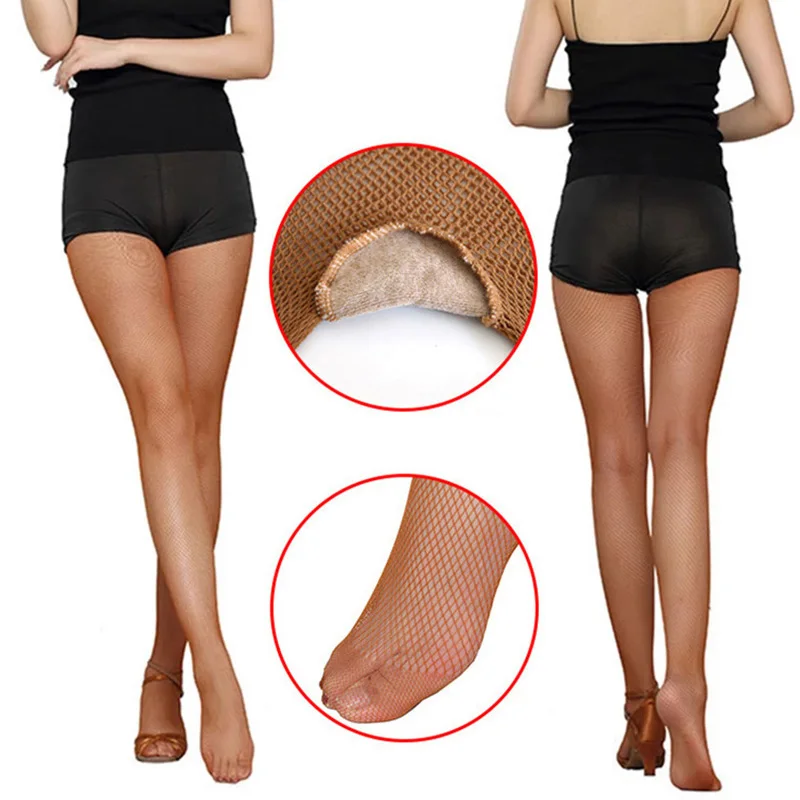 USHINE-Collants résille sexy pour femmes, collants en maille, bas élastiques, nylon, bonneterie féminine, danse latine