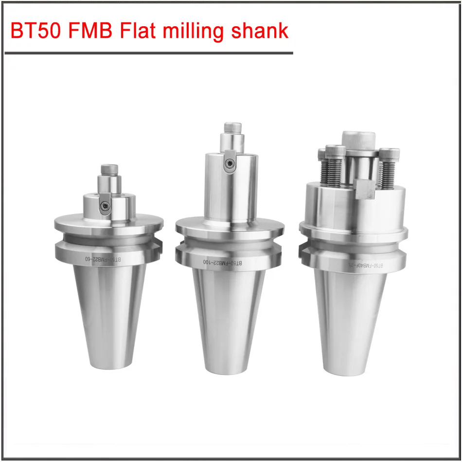 1PCS BT50-FMB22 FMB27 FMB32 FMB40 100L 150L 200L 300L 400L 500L Metric Planar Extended  face milling handle BT50 CNC Tool Holder