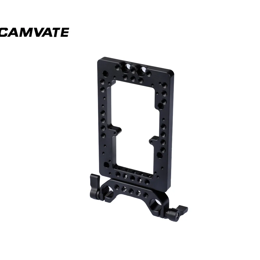 CAMVATE кольцевой Сырная Тарелка с Стандартный камеры со штангой 15 мм кронштейн и 1/4 "-20 M3 монтажных отверстий для батарея камеры DSLR крепление Системы