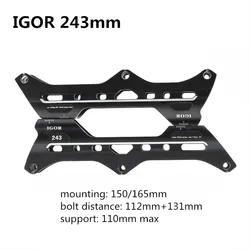 3 wheel speed slalom skating frame for SEBA HV HL IGOR speed FSK inline skates base 3X110mm 100 110mm Roller 246mm 243mm Chassis