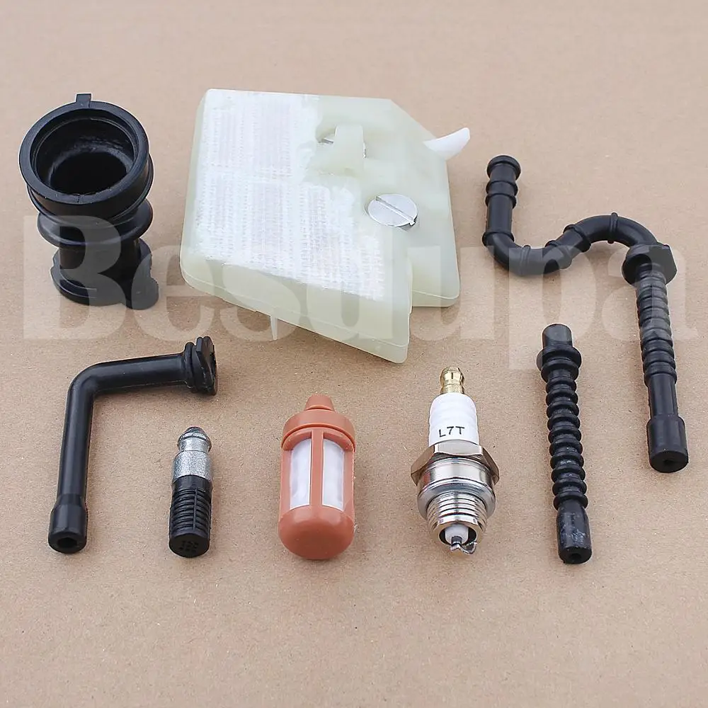 Air Fuel Filter Oil Line Intake Manifold Kit For Stihl MS260 MS240 024 026 Chainsaw Spare Tool Part w Spark Plug бензопила