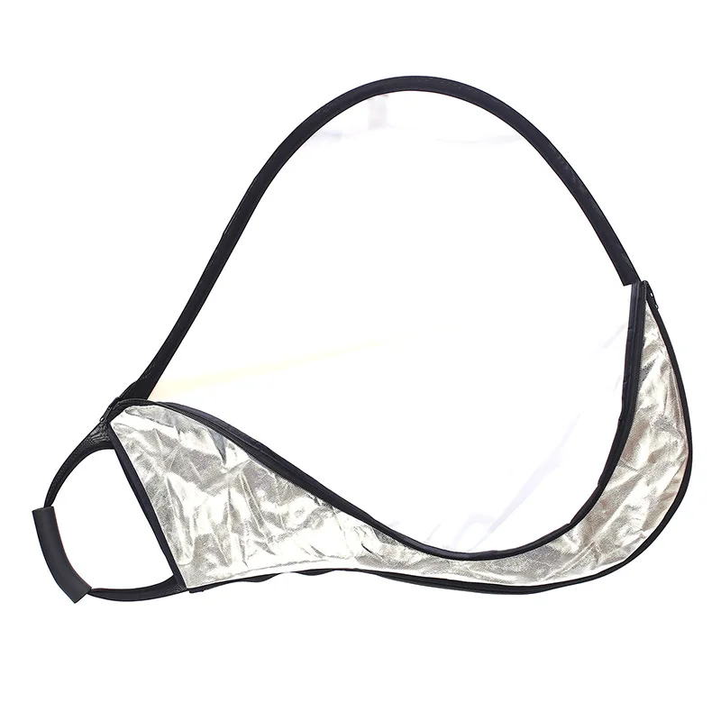 Refletor triangular 5 em 1 de 60/80 cm com alça para iluminação de estúdio fotográfico &   Refletor de luz dobrável para iluminação externa