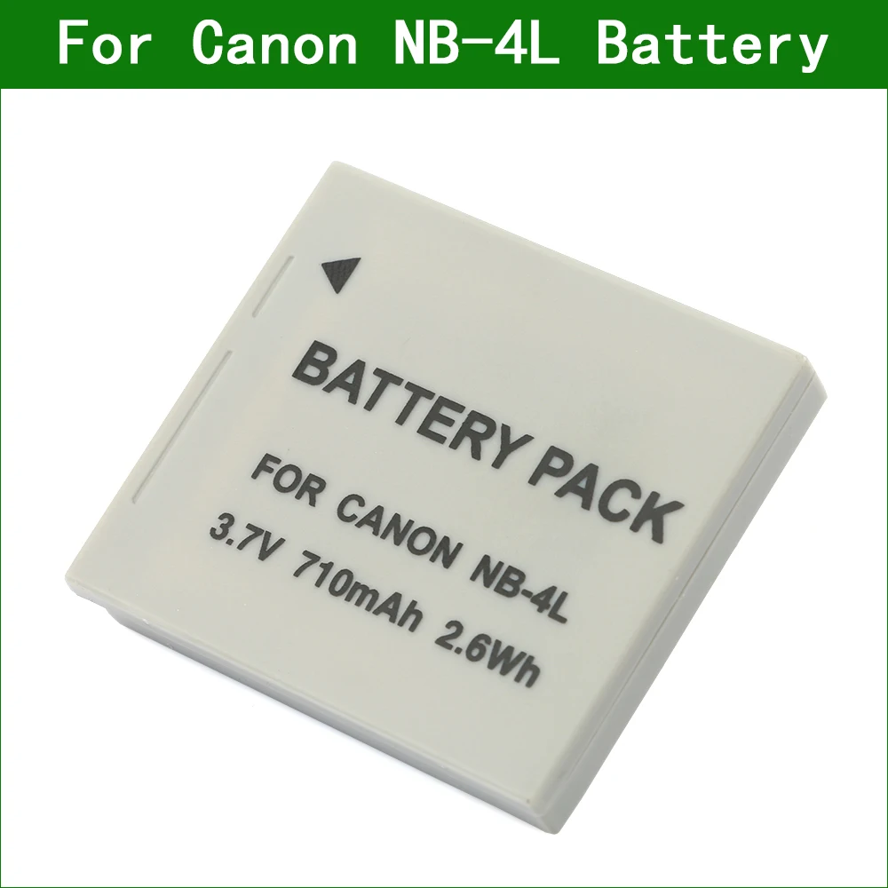 NB-4L NB4L NB 4L CB-2LV Digital Camera Battery For Canon IXUS 30 40 50 55 60 65 70 75 130 80 IS, 100 IS PowerShot SD200 SD300