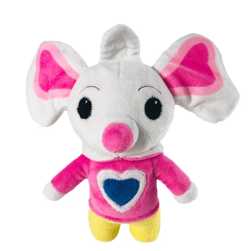 かわいいチップとポテトぬいぐるみ漫画の動物のぬいぐるみ枕マウス豚犬ぬいぐるみ人形子供のためのクリスマス誕生日ギフト