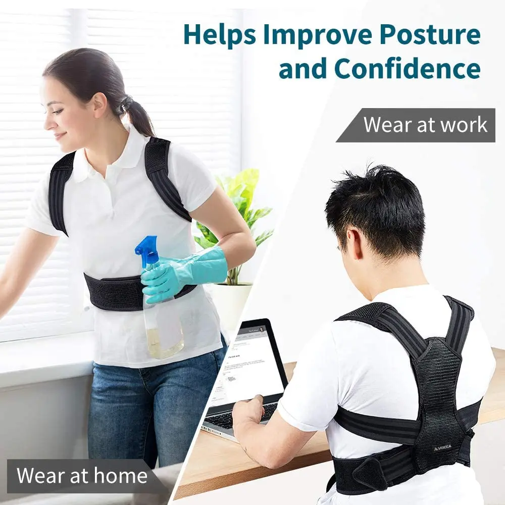 Posture Corrector Spine and Back Support Adjustable Breathable Brace Improves Posture Providing Pain Relief  Prevention Humpback