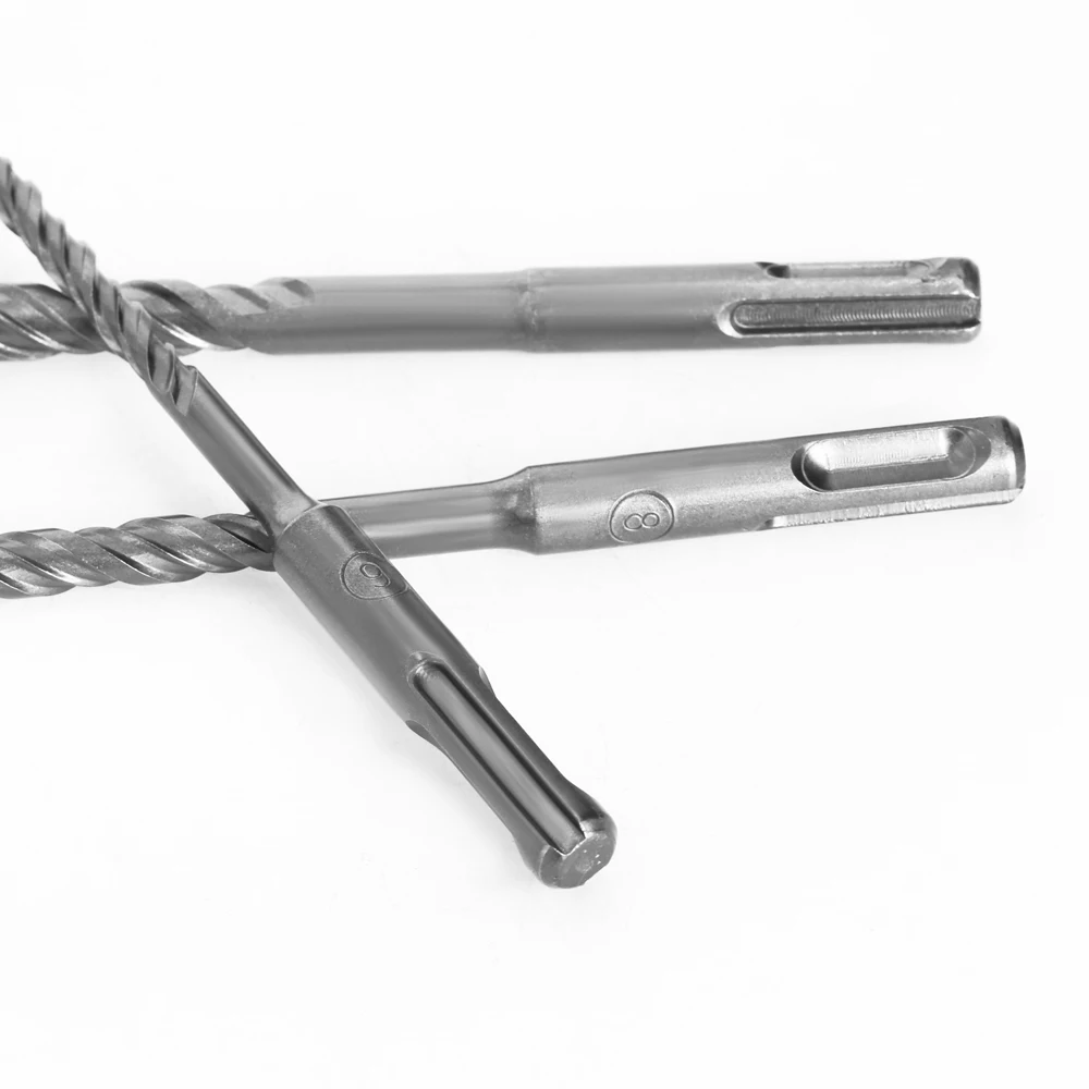 LA VIE 3 Pc/Lot 6 8 10Mm SDS Plus Mata Bor 260Mm Palu Beton Bit S4 Slot Tip Bor Batu Bata Dinding Blok Alat Listrik 001