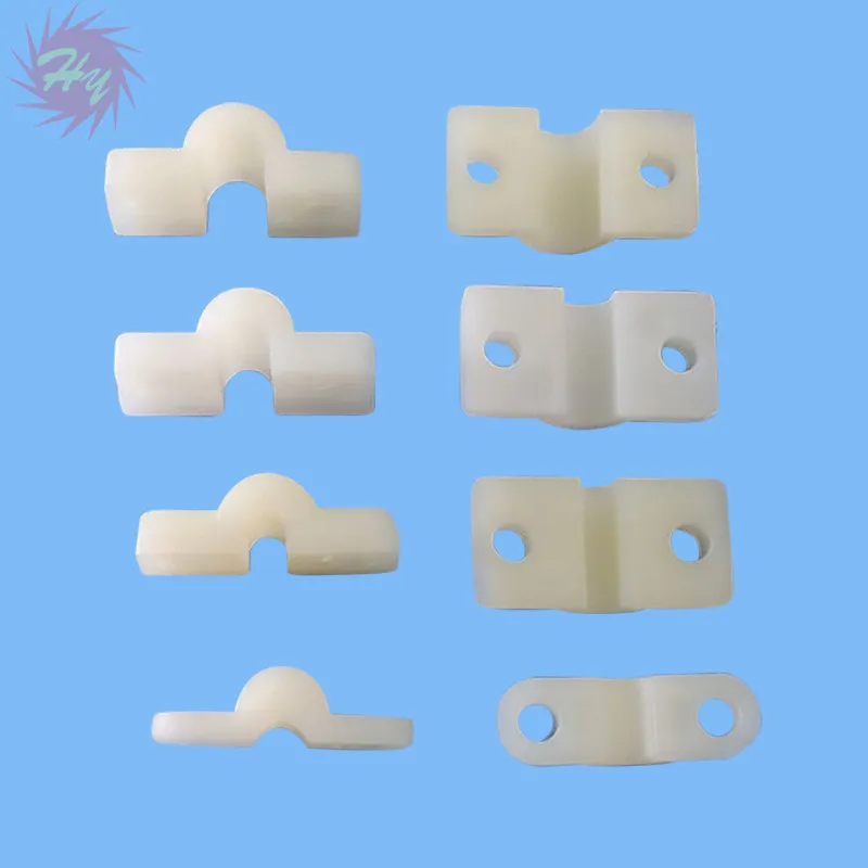 20 Pcs Gear Plates Undercarriage Mounting Strap Saddle Clamp For RC Airplanes Parts Electric Planes Foam Model Accessories