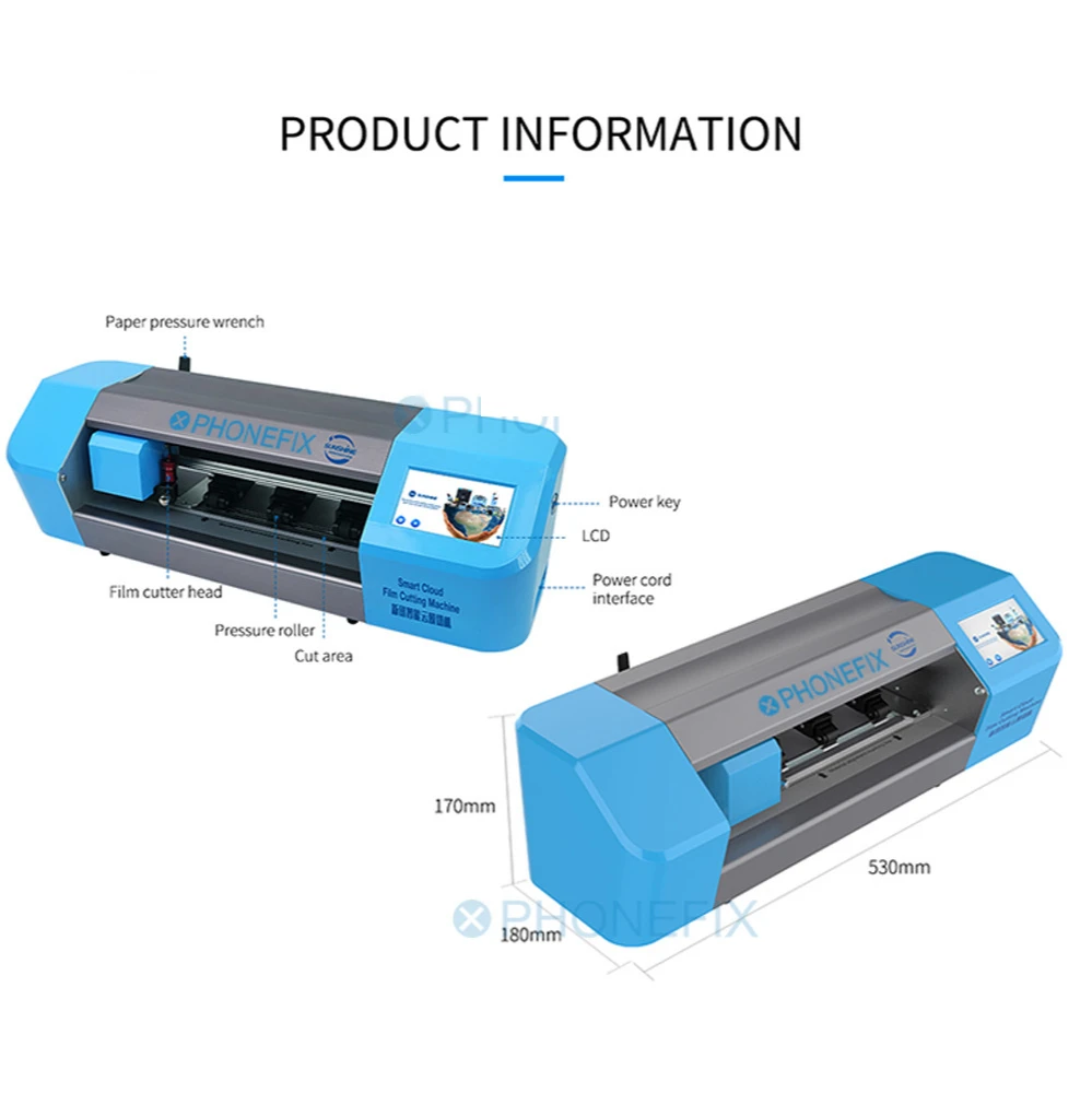 S-890C Macchina da taglio automatica per pellicole, telefono cellulare, tablet, copertura posteriore in vetro anteriore, protegge la pellicola protettiva per strumento di taglio