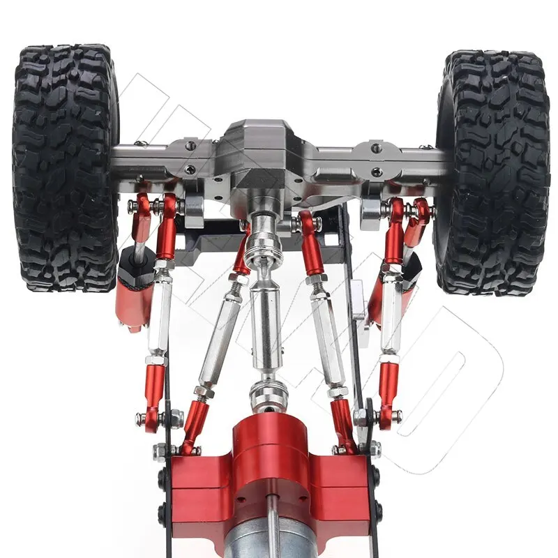 2PCS Upgrade Metal Drive Shaft Universal Joint For WPL MN JJRC Henglong RC Car Ural Truck Cardan Gimbal Couplings Spare Parts