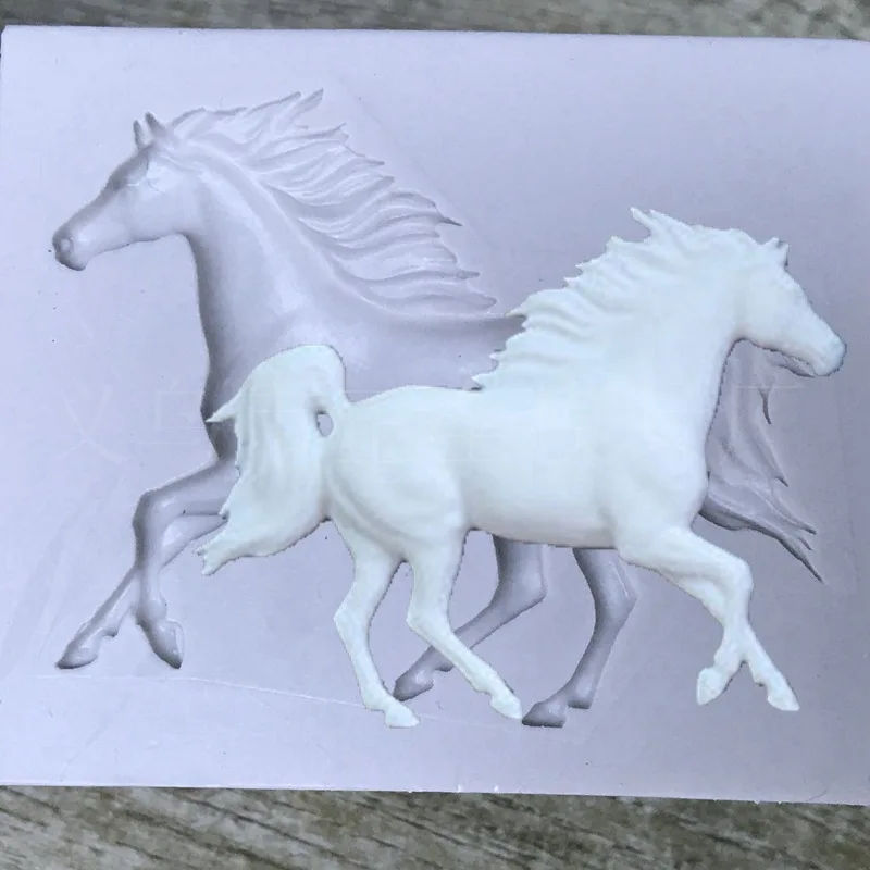 Horse Shape  Epoxy Resin Fondant Silicone Mold for DIY Pastry Chocolate Candy Dessert Decoration Kitchenware Baking Accessories