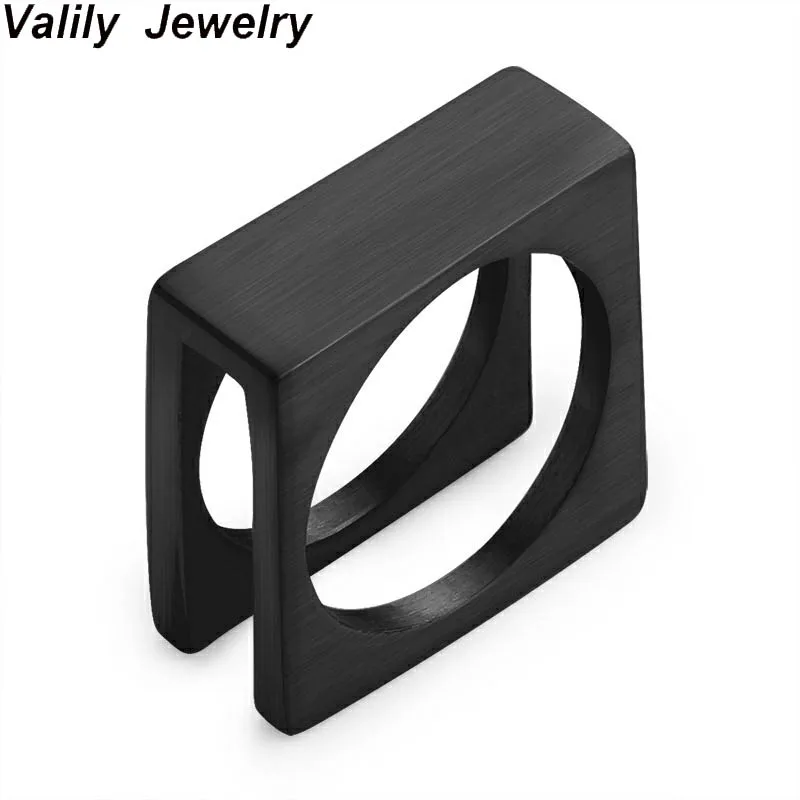 

Rose Gold Color Mne's Square Vintage Punk Ring ,Stainless steel Fashion Biker Finger Ring Ring Jewelry,Wholasale Price