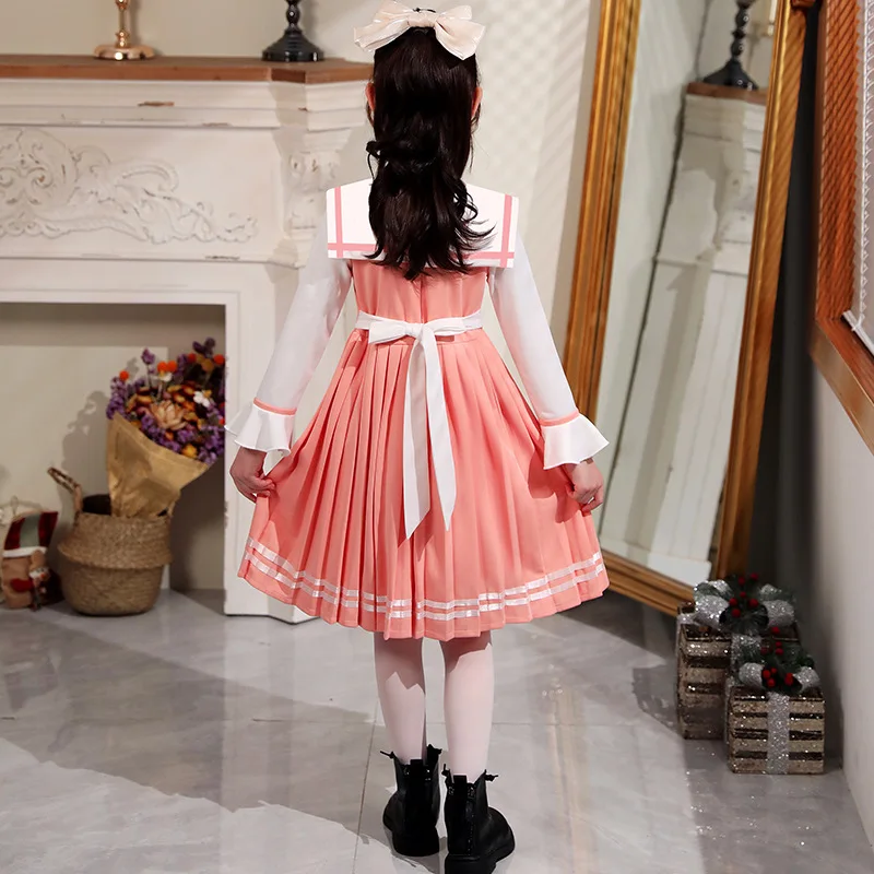 ฤดูหนาวฤดูใบไม้ร่วงสไตล์จีนใหม่ Sweet Lovely Princess Dresses Party Evening Performance Vestido เครื่องแต่งกายเด็ก Fluffy เสื้อผ้า