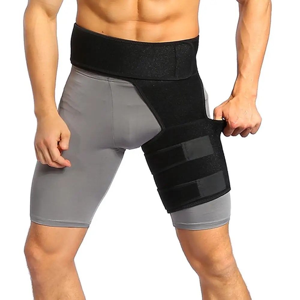 

Adjustable Compression Brace Support Wrap Hip Joint Support Waist Groin Sacrum Pain Relief Strain Arthritis Protector Hip Thighs