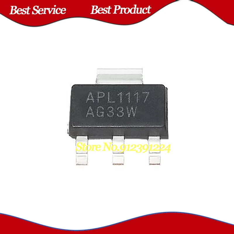 5 sztuk APL1117-33VC-TR APL1117-3.3V SOT223 nowe i oryginalne w magazynie