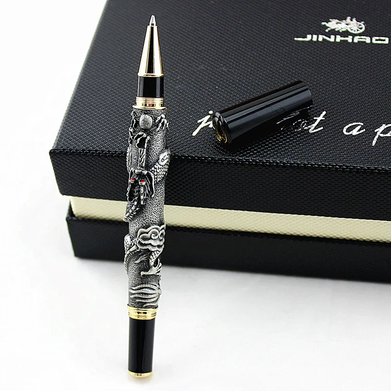 Jinhao Dragon bolígrafo de alta calidad, bolígrafo de bola exquisito lujoso, suministros de oficina, papelería, novedad