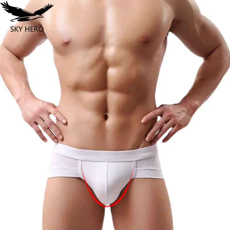 Erkek iç çamaşırı seksi külot külot adam Calzoncillos renkler erkek külot erkek kayma Hombre moda marka Modal şort